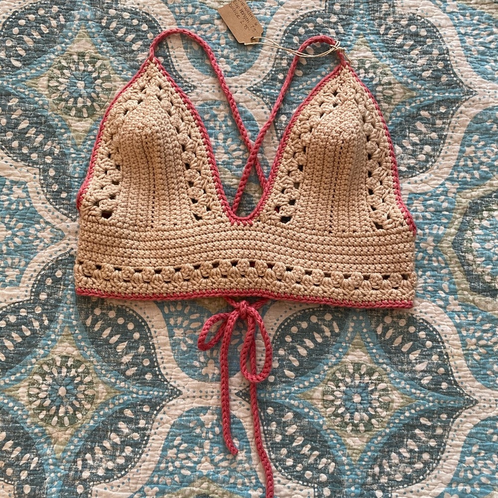 Handmade Crochet Festival Top